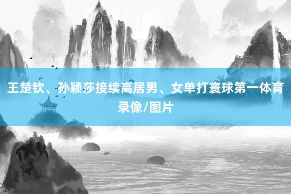 王楚钦、孙颖莎接续高居男、女单打寰球第一体育录像/图片