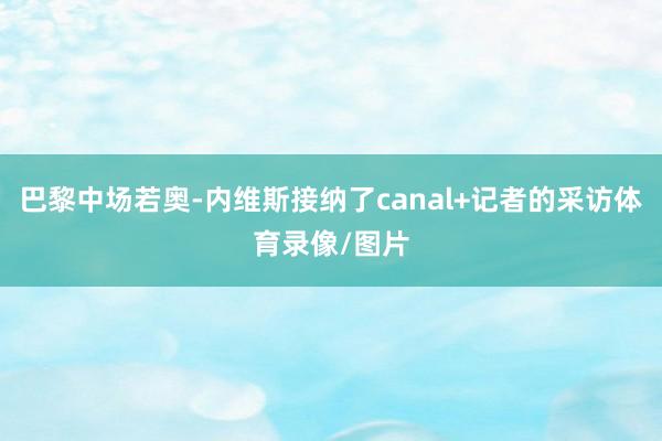 巴黎中场若奥-内维斯接纳了canal+记者的采访体育录像/图片